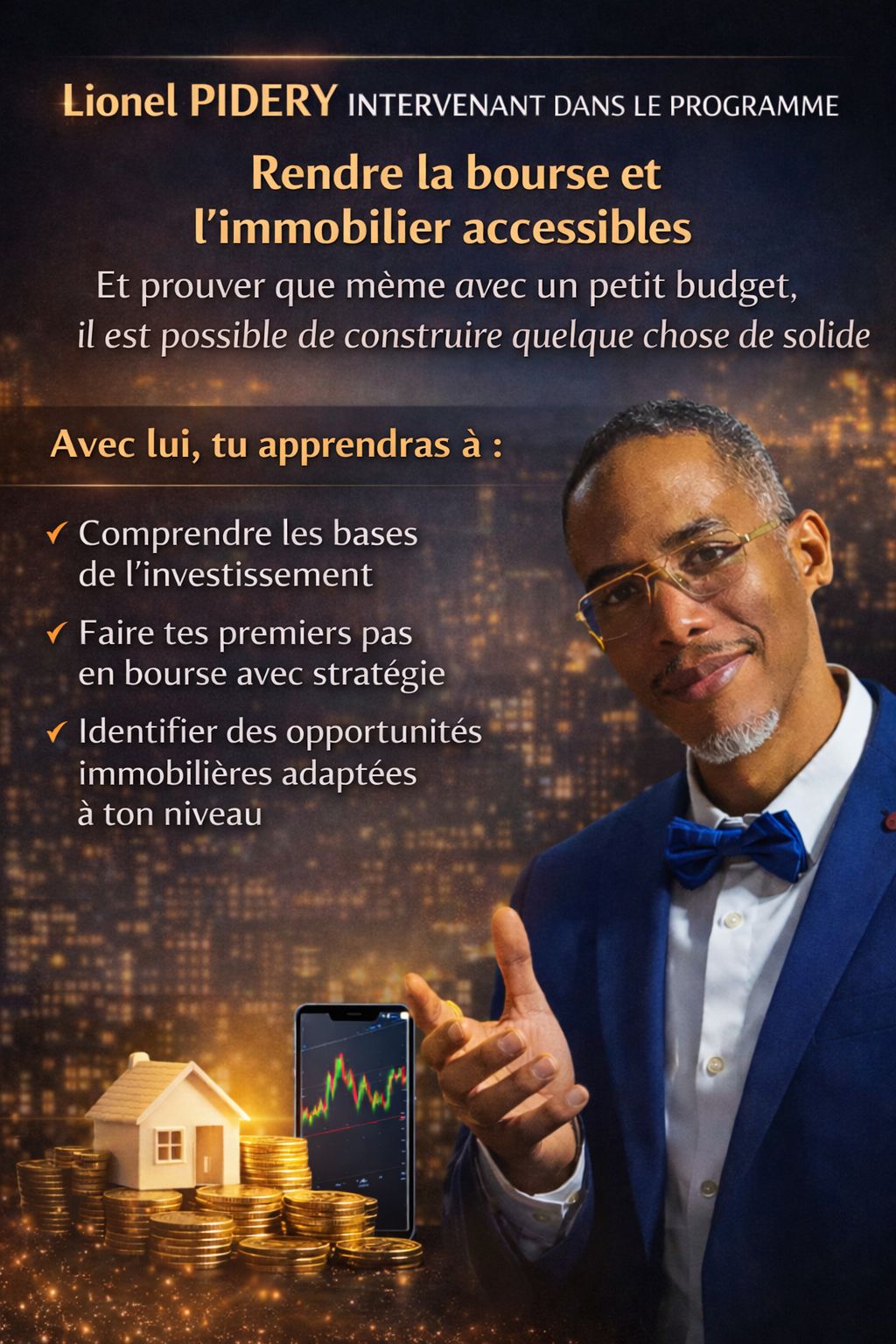 Lionel Pidéry, intervenant Bourse & Immobilier